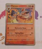 Flareon 136/165 Pokemon 151 set holo mint, Ophalen of Verzenden, Nieuw, Losse kaart