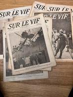 Sur le Vif bladen Franse taal 1918 per 5 st incl verz kosten, Ophalen of Verzenden
