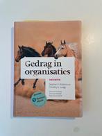 Gedrag in organisaties - Robbins & Judge, Ophalen, Gamma, Zo goed als nieuw, HBO