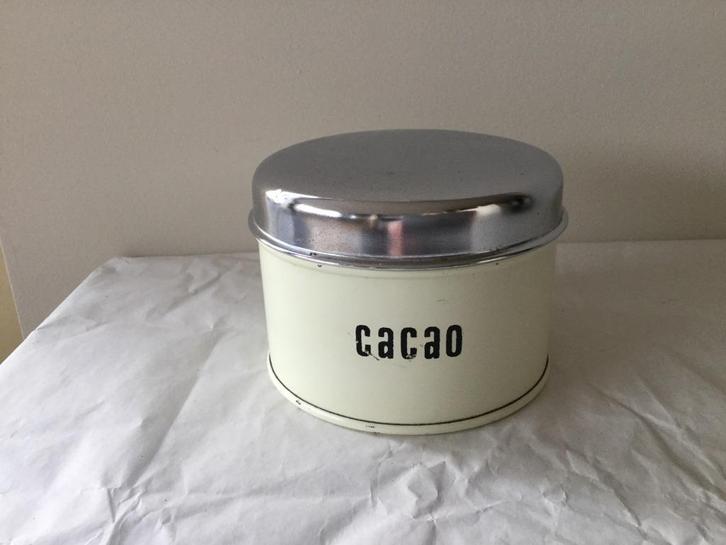 Vintage Brabantia blik voor "Cacao" jaren 60., Verzamelen, Retro, Huis en Inrichting, Ophalen of Verzenden