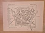 Kuyper kaartje van Dokkum 1888., Antiek en Kunst, Kunst | Etsen en Gravures, Ophalen of Verzenden
