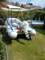 Complete set lodestar 340nsa johnson 15 pk 4takt, Watersport en Boten, Rubberboten, Airdeck, Gebruikt, Benzine, Minder dan 70 pk