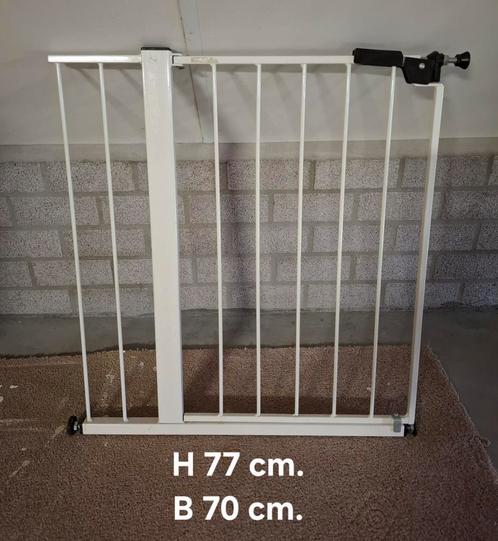 Traphekje 77x70 cm., Kinderen en Baby's, Traphekjes, Zo goed als nieuw, Klemhekje, Ophalen