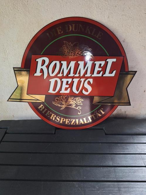 Rommel Deus Emaille Reclamebord - Bavaria St. Pauli, Verzamelen, Biermerken, Zo goed als nieuw, Reclamebord, Plaat of Schild, Overige merken
