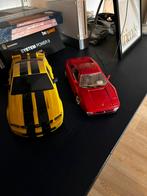 Ferrari 348 CB + Ford mustang fastback 2007, Hobby en Vrije tijd, Modelauto's | 1:5 tot 1:12, Ophalen of Verzenden, Zo goed als nieuw
