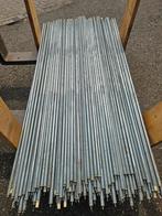 Dunne buizen, metalen buizen, afrastering paaltjes gegalvani, Doe-het-zelf en Verbouw, Metalen, Ophalen, Gebruikt