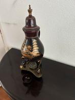 Antieke Tinnen Kraantjespot met Decoratie, Antiek en Kunst, Ophalen of Verzenden