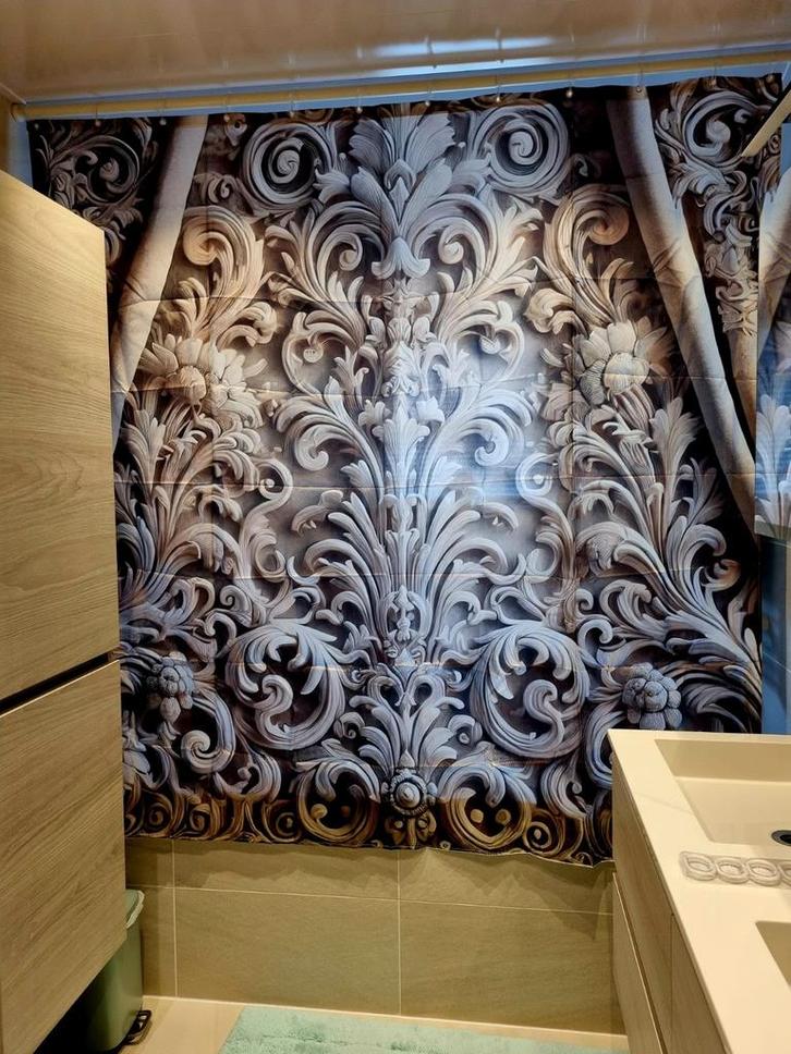 BAROK STIJL DOUCHEGORDIJN, NIEUW!, Huis en Inrichting, Badkamer | Badtextiel en Accessoires, Nieuw, Overige typen, Ophalen of Verzenden