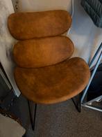 Mooie micro leren designe stoel!, Ophalen of Verzenden, Zo goed als nieuw, Bruin, Eén