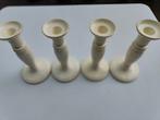 4 Wedgwood kaars kandelaars, Overige materialen, Crème, Ophalen of Verzenden, Zo goed als nieuw
