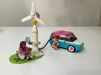 Lego friends set elektrische auto met windmolen 41443, Ophalen of Verzenden, Zo goed als nieuw, Complete set, Lego