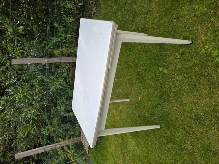 Retro praktisch uitschuif tafeltje, Huis en Inrichting, Tafels | Eettafels, Ophalen