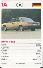 Kw1221 autokaartje 1a bmw 745i, Ophalen of Verzenden, Zo goed als nieuw, Auto's