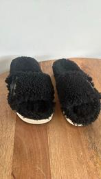 Golden Goose bont slippers teddy faux fur 39, Verzenden, Zo goed als nieuw, Zwart