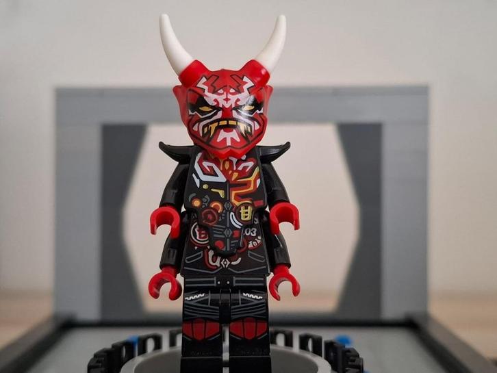 LEGO Ninjago - minifiguur - njo0385 Mr. E with oni mask, Kinderen en Baby's, Speelgoed | Duplo en Lego, Zo goed als nieuw, Lego