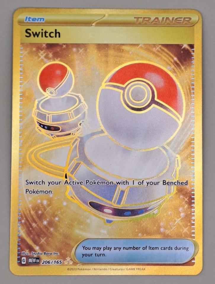 Switch 206/165, Hobby en Vrije tijd, Verzamelkaartspellen | Pokémon, Zo goed als nieuw, Losse kaart, Ophalen of Verzenden