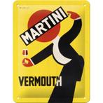 Martini Vermouth ober relief reclamebord van metaal wandbord, Nieuw, Reclamebord, Ophalen of Verzenden