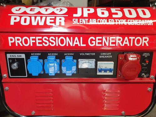 Professioneel aggregaat JET POWER JP6500 168CC 6500W te koop, Doe-het-zelf en Verbouw, Gereedschap | Overige machines, Nieuw, Ophalen