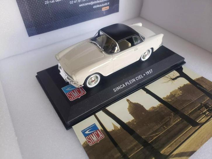 28608: Simca Plein Ciel - 1957 - Atlas 1:43, Hobby en Vrije tijd, Modelauto's | 1:43, Nieuw, Auto, Overige merken, Ophalen of Verzenden