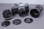H002 Canon FTb QL +35mm, 50mm en 135mm, Ophalen of Verzenden, Gebruikt, Spiegelreflex, Canon