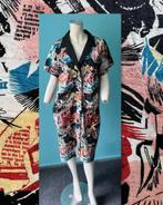 Leuke vintage jaren 80 jurk print maat 44, Verzenden, Maat 42/44 (L), Vintage, Knielengte