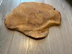 Teak Houten Plateau - onderzetter, Ophalen, Zo goed als nieuw, Glas of Kopje