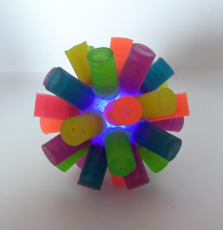 Licht octo bal, Kinderen en Baby's, Speelgoed | Educatief en Creatief, Zo goed als nieuw, Ontdekken, Met licht, Verzenden