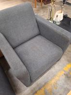 Fauteuil, grijs,stof WD-028 nr417, Huis en Inrichting, Fauteuils, Ophalen, 75 tot 100 cm, Stof, 50 tot 75 cm