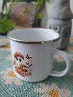 Emaille pumpkin ghost herfstbeker 360ml, Overige materialen, Overige typen, Nieuw, Ophalen of Verzenden