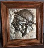 Stoere Plaquette mijnwerker staatsmijnen mijnen vintage, Antiek en Kunst, Ophalen of Verzenden