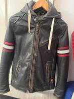 Vintage Leren Richa Biker Jacket met afneembare Capuchon, Ophalen of Verzenden, Tweedehands, Jas | leer