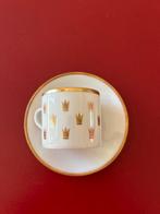 6 Mosa kopjes en schotels met gouden kroon, Antiek en Kunst, Verzenden