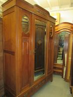 antiek linnenkast kleerkast spiegeldeuren hang en leg 395,00, Antiek en Kunst, Ophalen of Verzenden