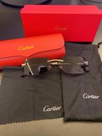 Cartier zonnebrillen, Sieraden, Tassen en Uiterlijk, Zonnebrillen en Brillen | Heren, Overige merken, Zonnebril, Zwart, Nieuw