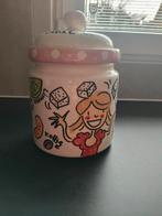 Blond Amsterdam Even Bijkletsen Voorraadpot, Ophalen, Porselein of Keramiek, Schaal, Rond