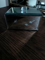 Glazen Sieradendoosje met Fluweel, Ophalen of Verzenden