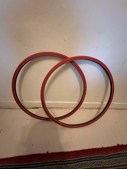 Nieuwe wielrenbanden – rood, 700x23C / 23-622, Fietsen en Brommers, Fietsonderdelen, Zo goed als nieuw, Racefiets, Stuur, Ophalen of Verzenden