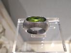Nieuwe Dyrberg/Kern ring met groen kristal, 54 mm, Verzenden, Nieuw, Groen, Met kristal