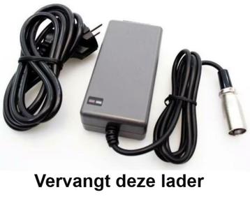 Oplader Bikkel, Cortina Ecomo, Multicycle XLR 3 pin NIEUW! beschikbaar voor biedingen