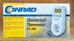 Conrad Universele thermostaat schakelaar (progr), Doe-het-zelf en Verbouw, Verzenden, Nieuw