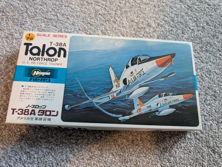 Hasegawa Northrop T38 Talon 1/72, Hobby en Vrije tijd, Modelbouw | Vliegtuigen en Helikopters, Zo goed als nieuw, Vliegtuig, 1:72 tot 1:144
