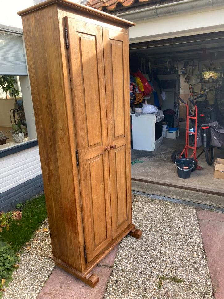 Landelijke kast met planken en twee lade., Huis en Inrichting, Kasten | Ladekasten, Gebruikt, 200 cm of meer, 50 tot 100 cm, 25 tot 50 cm