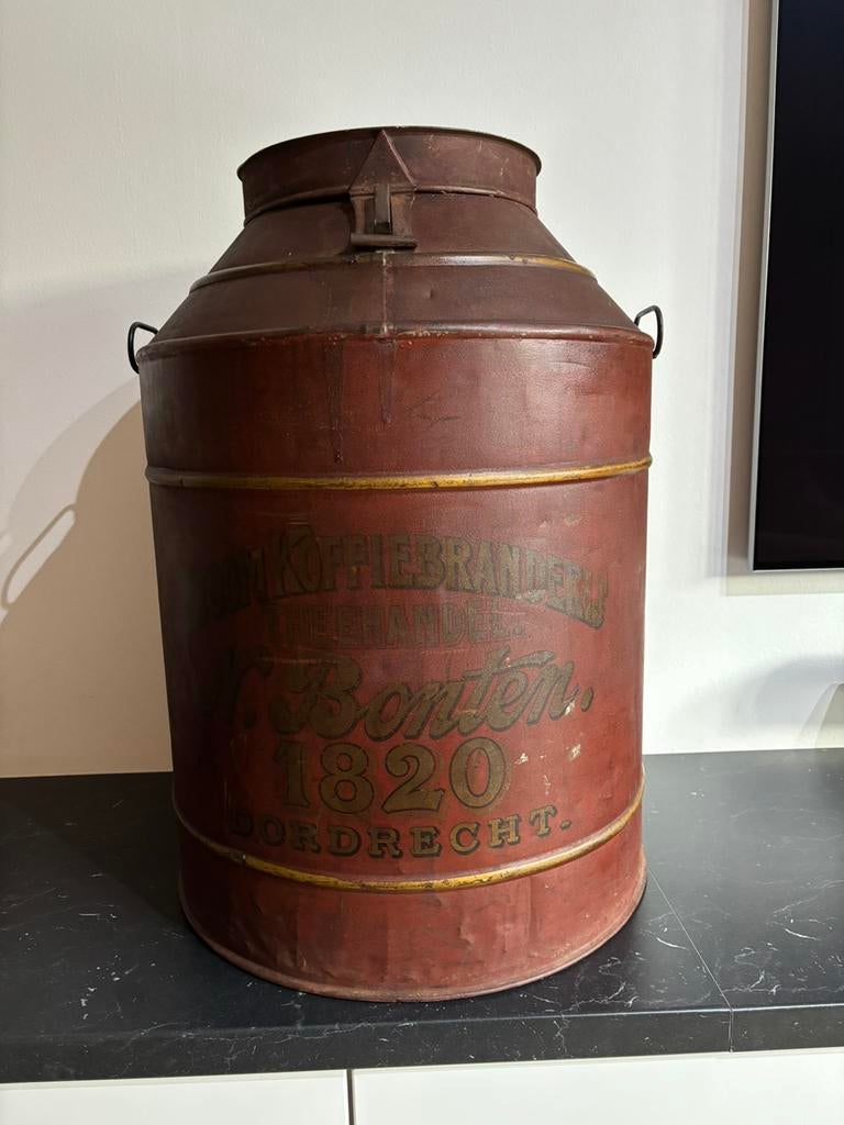 Winkelblik W. Bonten en Zn uit Dordrecht, Verzamelen, Blikken, Ophalen of Verzenden, Gebruikt, Overige