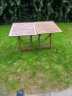 2 bistro tafels, Ophalen, Zo goed als nieuw, Rond, Hout