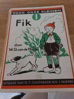 Fik 1 door W.G. van de Hulst, Ophalen of Verzenden, Gelezen, Fictie algemeen