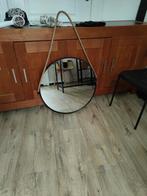 Grote Ronde Spiegel met Touw - 60cm, Ophalen, Rond, Zo goed als nieuw, Minder dan 100 cm