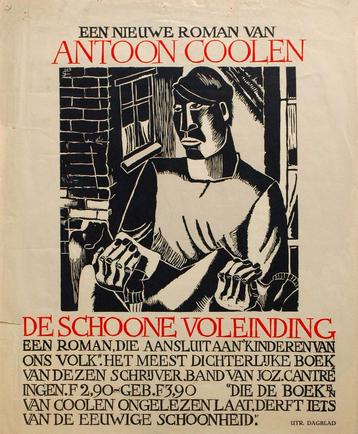 Affiche (houtsnede) Jozef Cantré, 1932   beschikbaar voor biedingen