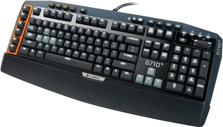 Logitech G710+ mechanisch toetsenbord – Cherry MX Brown, Computers en Software, Toetsenborden, Zo goed als nieuw, Ophalen of Verzenden