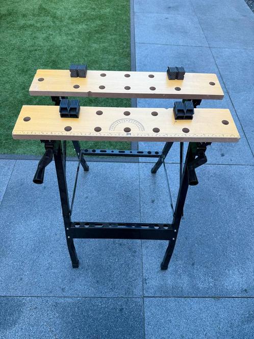 Inklapbare Werkbank - Compact & Handig, Doe-het-zelf en Verbouw, Werkbanken, Gebruikt, Minder dan 70 cm, Inklapbaar, Ophalen