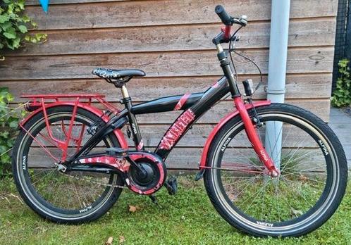 Alpina Yabber zwart rood 22 inch terugtraprem en handrem, Fietsen en Brommers, Fietsen | Kinderfietsjes, Gebruikt, 20 inch of meer